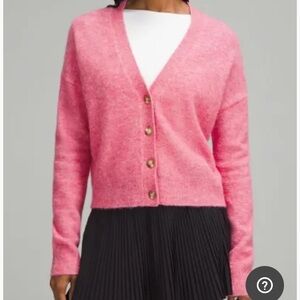 Lululemon Women's Alpaca Wool-Blend Cardigan Sweater Size S